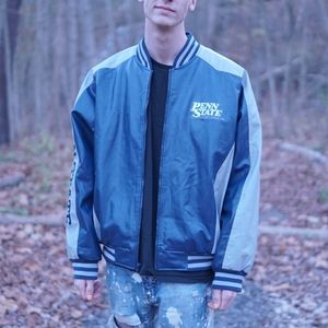 Penn State Nittany Lions Leather Bomber